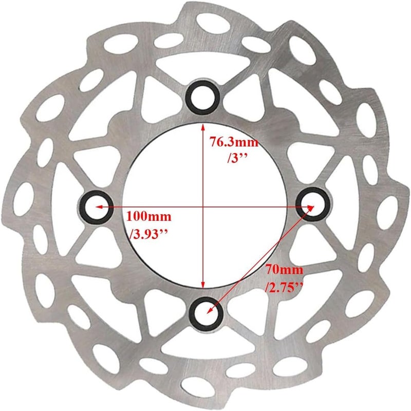 PRO BAT 190mm Brake Caliper Disc Disk Rotor for 110cc 125cc Apollo PIT PRO Trail Quad Dirt Bike ATV Buggy - Image 2